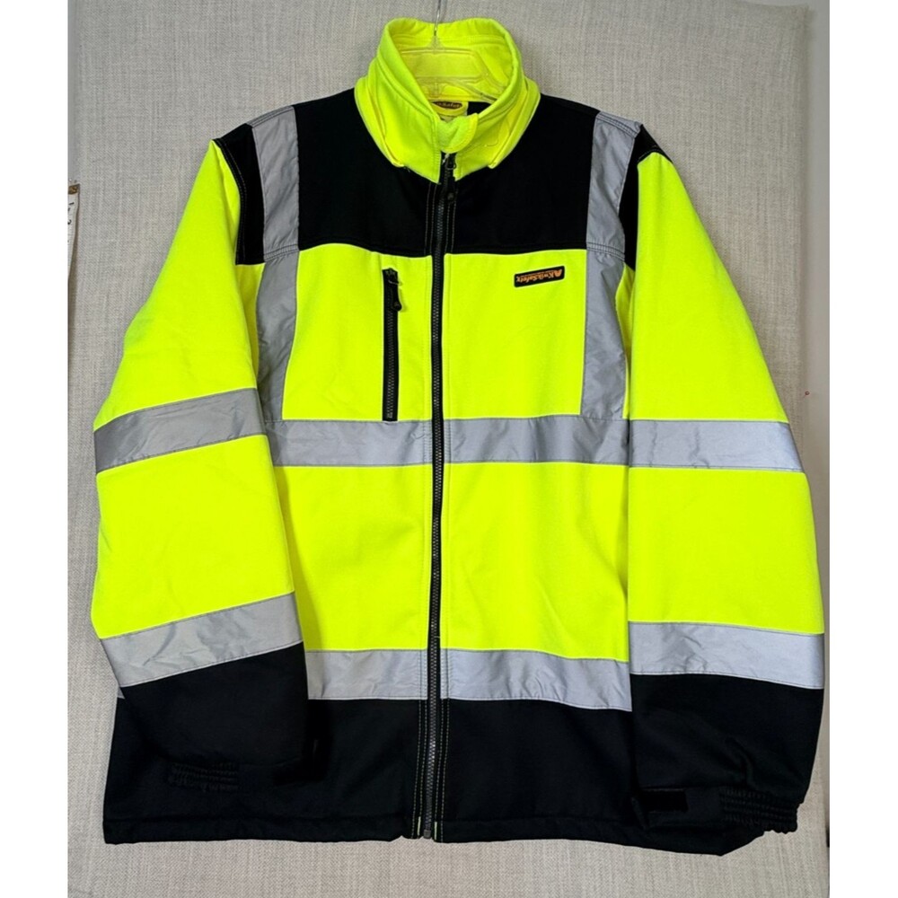KwikSafety AGENT Safety Jacket Hi-Vis Yellow/Black 2XL KS5502 - FLAW